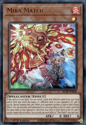 Mira Match [BLTR-EN038] Ultra Rare - Trinity Hobby