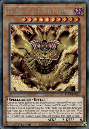 The Legendary Exodia Incarnate [BLTR-EN051] Secret Rare - Trinity Hobby