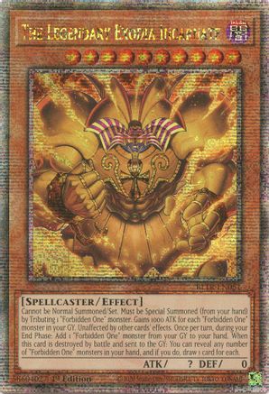 The Legendary Exodia Incarnate (Quarter Century Secret Rare) [BLTR-EN051] Quarter Century Secret Rare - Trinity Hobby