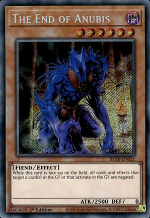 The End of Anubis [BLTR-EN052] Secret Rare - Trinity Hobby
