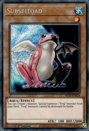 Substitoad [BLTR-EN054] Secret Rare - Trinity Hobby