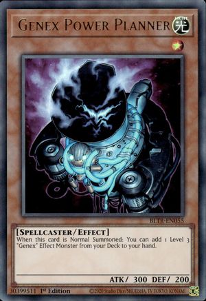 Genex Power Planner [BLTR-EN055] Ultra Rare - Trinity Hobby