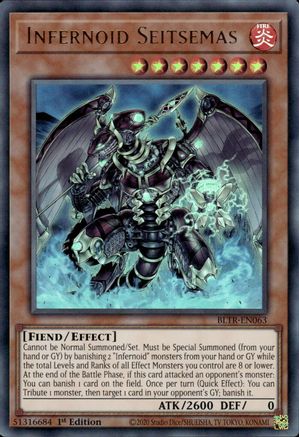 Infernoid Seitsemas [BLTR-EN063] Ultra Rare - Trinity Hobby