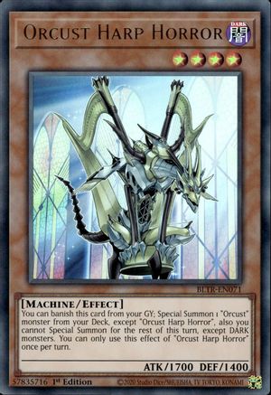 Orcust Harp Horror [BLTR-EN071] Ultra Rare - Trinity Hobby