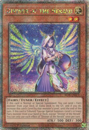 Diviner of the Herald (Quarter Century Secret Rare) [BLTR-EN072] Quarter Century Secret Rare - Trinity Hobby