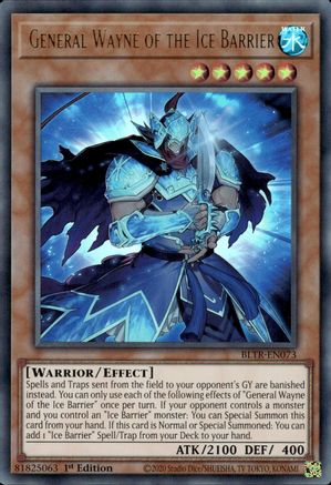 General Wayne of the Ice Barrier [BLTR-EN073] Ultra Rare - Trinity Hobby