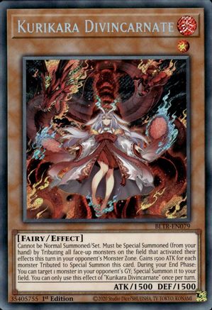 Kurikara Divincarnate [BLTR-EN079] Secret Rare - Trinity Hobby