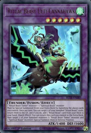 Ritual Beast Ulti-Cannahawk (Alternate Art) [BLTR-EN085] Ultra Rare - Trinity Hobby
