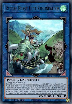 Ritual Beast Ulti-Kimunfalcos [BLTR-EN092] Ultra Rare - Trinity Hobby