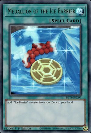 Medallion of the Ice Barrier [BLTR-EN097] Ultra Rare - Trinity Hobby