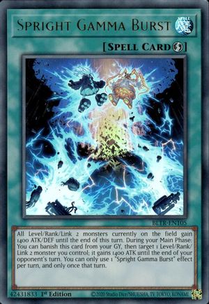 Spright Gamma Burst [BLTR-EN105] Ultra Rare - Trinity Hobby
