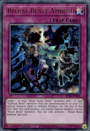 Ritual Beast Ambush [BLTR-EN106] Ultra Rare - Trinity Hobby