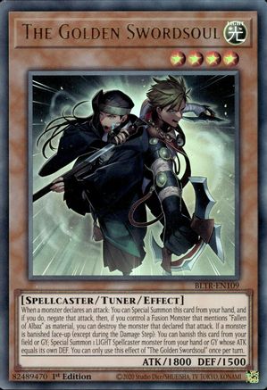 The Golden Swordsoul [BLTR-EN109] Ultra Rare - Trinity Hobby