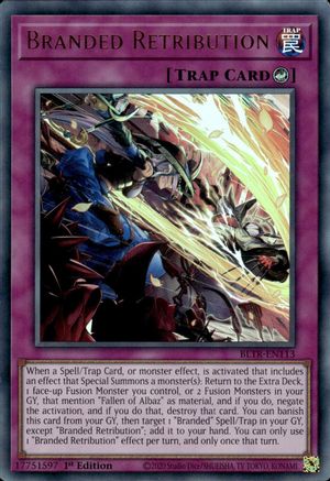 Branded Retribution [BLTR-EN113] Ultra Rare - Trinity Hobby
