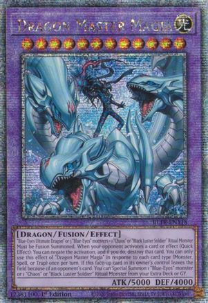 Dragon Master Magia (Quarter Century Secret Rare) [BLTR-EN118] Quarter Century Secret Rare - Trinity Hobby