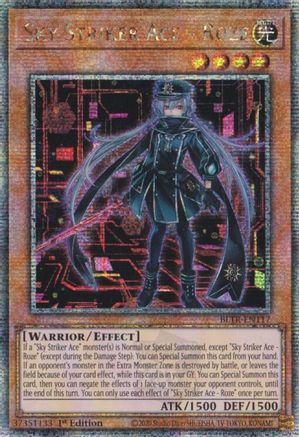 Sky Striker Ace - Roze (Alternate Art) (Quarter Century Secret Rare) [BLTR-EN117] Quarter Century Secret Rare - Trinity Hobby