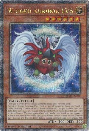Winged Kuriboh LV6 (Quarter Century Secret Rare) [BLTR-EN001] Quarter Century Secret Rare - Trinity Hobby