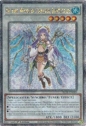 Ib the World Chalice Justiciar (Quarter Century Secret Rare) [BLTR-EN089] Quarter Century Secret Rare - Trinity Hobby