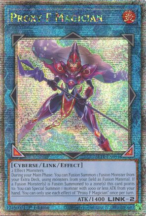 Proxy F Magician (Quarter Century Secret Rare) [BLTR-EN094] Quarter Century Secret Rare - Trinity Hobby