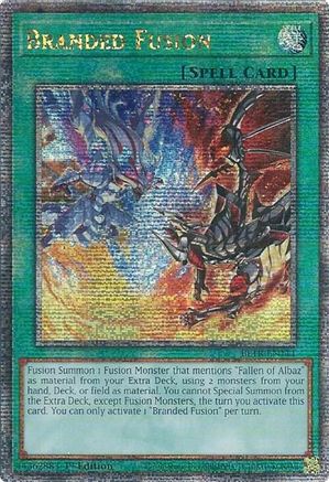 Branded Fusion (Quarter Century Secret Rare) [BLTR-EN111] Quarter Century Secret Rare - Trinity Hobby