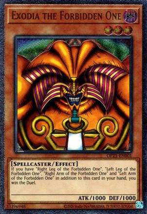 Exodia the Forbidden One (UTR) [OP25-EN001] Ultimate Rare - Trinity Hobby