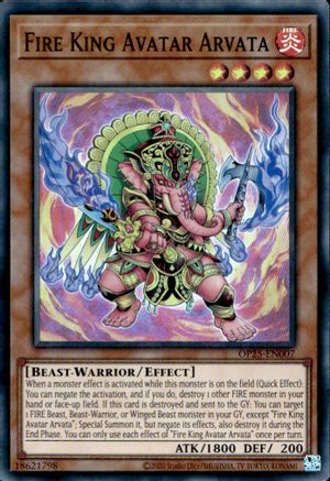 Fire King Avatar Arvata [OP25-EN007] Super Rare - Trinity Hobby