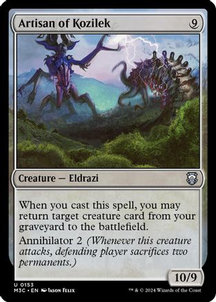 Artisan of Kozilek (Ripple Foil)  [Foil]  (M3C-153) - [Modern Horizons 3 Commander] - Trinity Hobby
