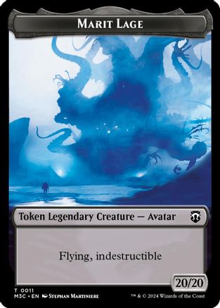 Marit Lage (Ripple Foil) // Sand Warrior Double-Sided Token (M3C-11 // 23) - [Commander: Modern Horizons 3] Foil - Trinity Hobby