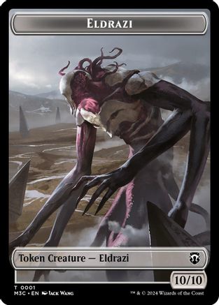 Eldrazi (Ripple Foil) // Spirit Double-Sided Token  [Foil]  (M3C-1 // 5) - [Modern Horizons 3 Commander] - Trinity Hobby