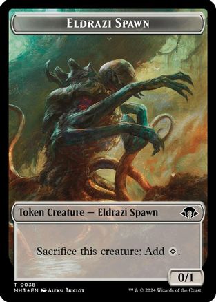 Eldrazi Spawn (Ripple Foil) // Eldrazi Scion Double-Sided Token (M3C-38 // 3) - [Commander: Modern Horizons 3] Foil - Trinity Hobby