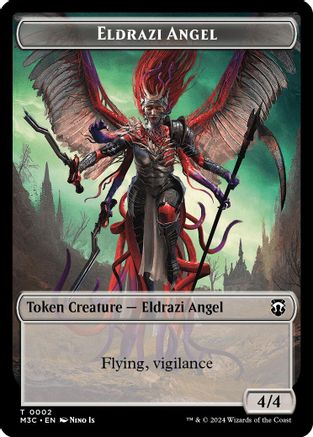 Eldrazi Angel (Ripple Foil) // Copy Double-Sided Token (M3C-2 // 1) - [Commander: Modern Horizons 3] Foil - Trinity Hobby