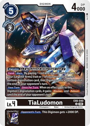 TiaLudomon [EX6-040] [Infernal Ascension] - Trinity Hobby