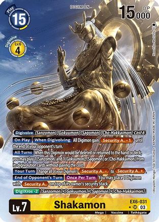 Shakamon [EX6-031] (Alternate Art) [Infernal Ascension] - Trinity Hobby