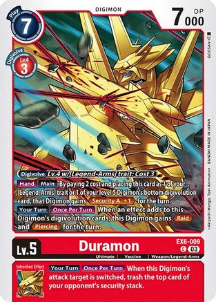 Duramon [EX6-009] [Infernal Ascension] - Trinity Hobby