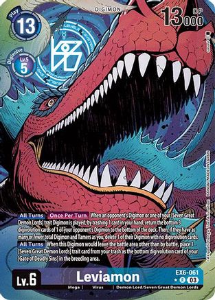 Leviamon [EX6-061] (Alternate Art) [Infernal Ascension] - Trinity Hobby