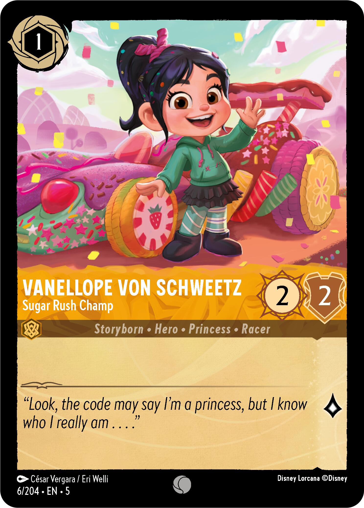 Vanellope von Schweetz - Sugar Rush Champ (6/204) [Shimmering Skies] - Trinity Hobby