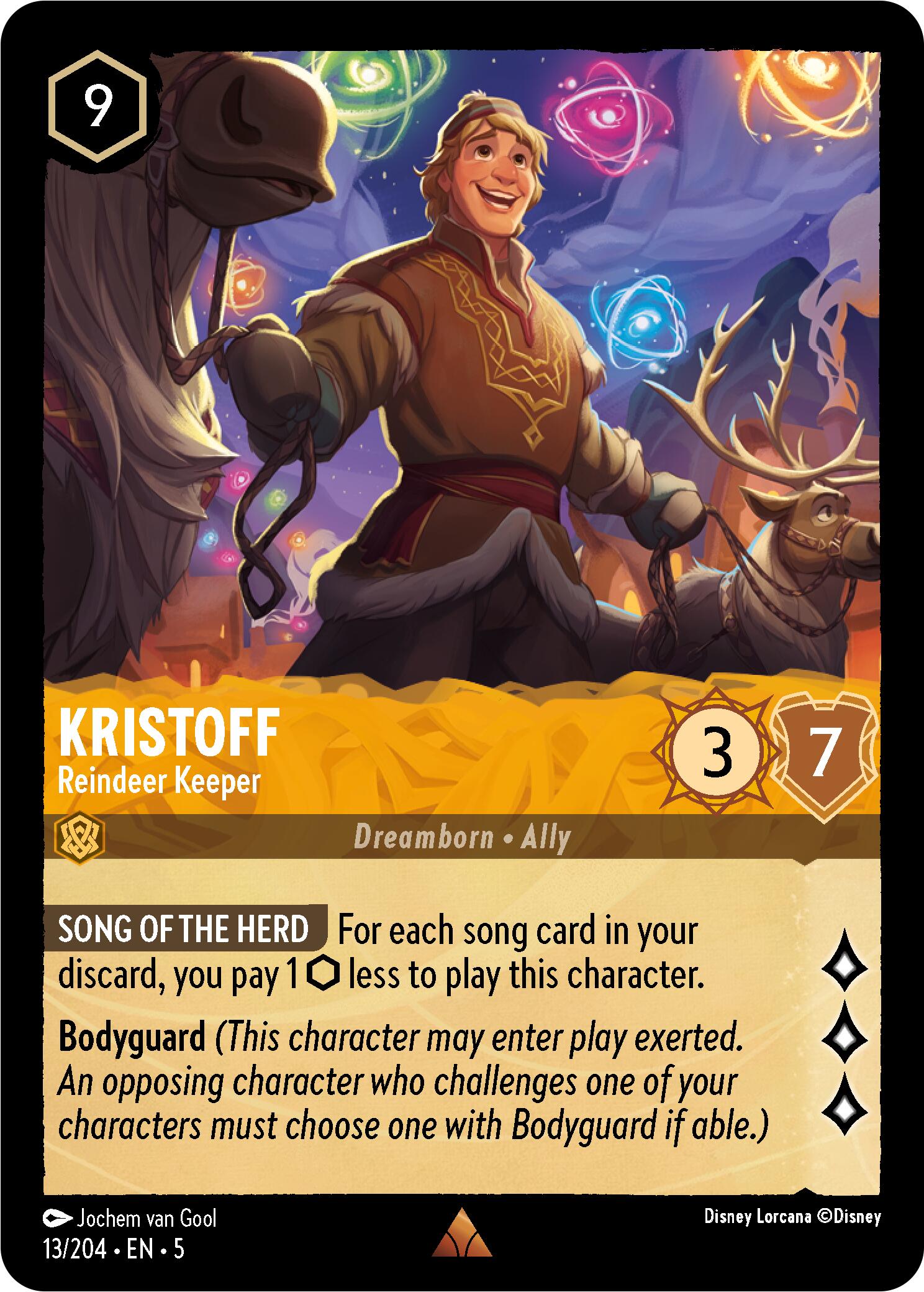 Kristoff - Reindeer Keeper (13/204) [Shimmering Skies] - Trinity Hobby
