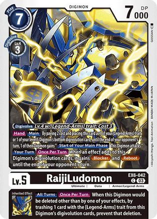 RaijiLudomon [EX6-042] [Infernal Ascension] - Trinity Hobby