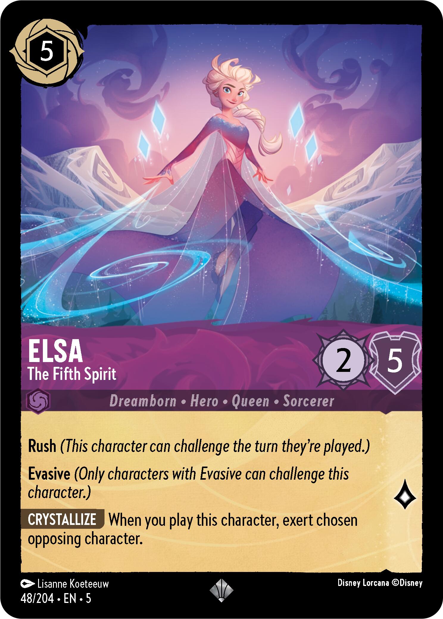 Elsa - The Fifth Spirit (48/204) [Shimmering Skies] - Trinity Hobby
