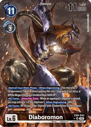 Diaboromon [EX6-043] (Alternate Art) [Infernal Ascension] - Trinity Hobby
