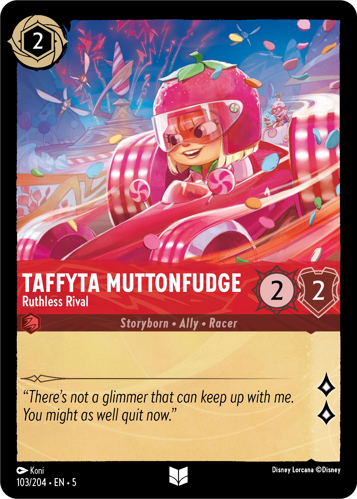 Taffyta Muttonfudge - Ruthless Rival (103/204) [Shimmering Skies] - Trinity Hobby