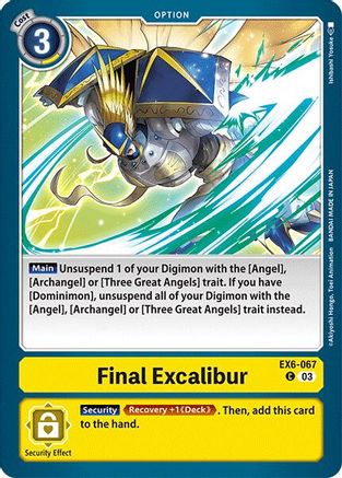 Final Excalibur [EX6-067] [Infernal Ascension] - Trinity Hobby