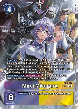 Mirei Mikagura [EX6-074] (Alternate Art) [Infernal Ascension] - Trinity Hobby