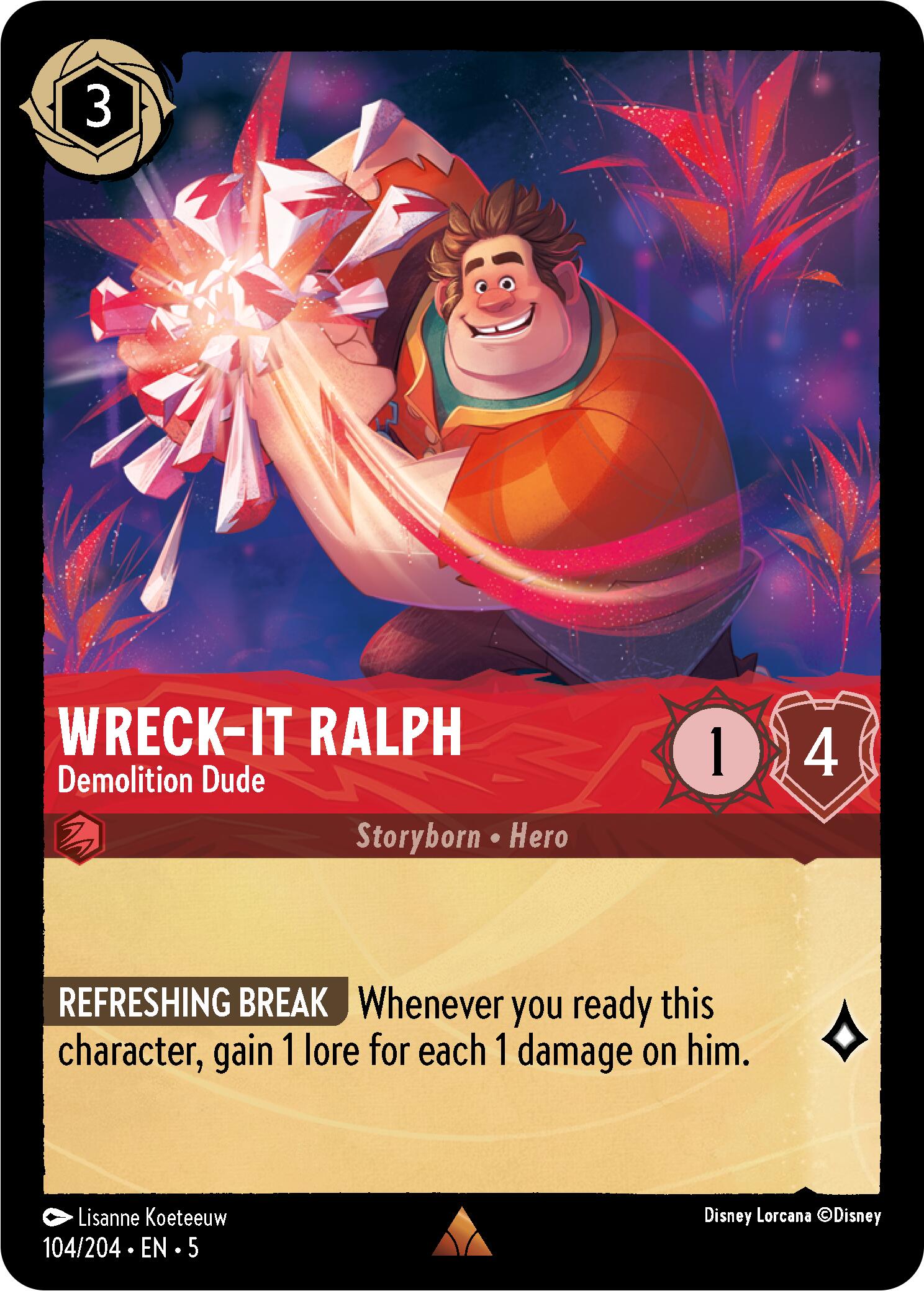Wreck-It Ralph - Demolition Dude (104/204) [Shimmering Skies] - Trinity Hobby