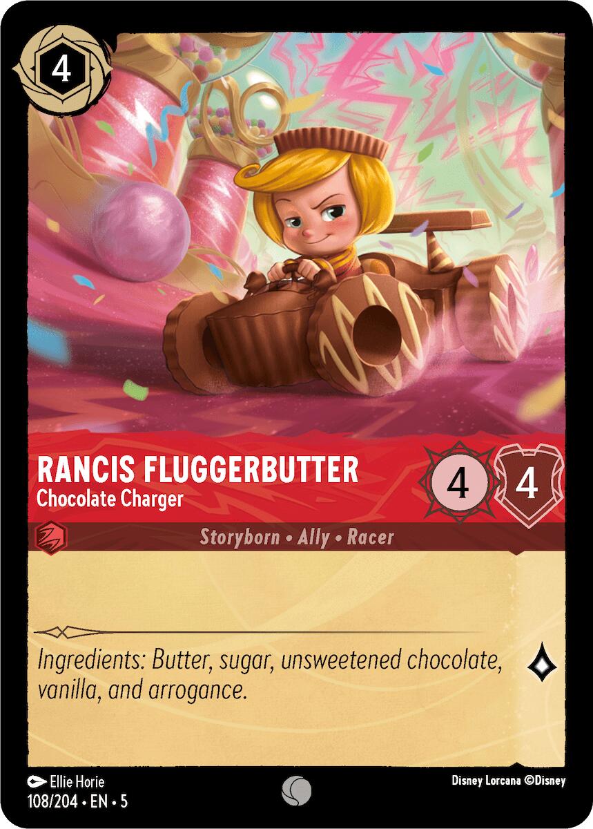Rancis Fluggerbutter - Chocolate Charger (108/204) [Shimmering Skies] - Trinity Hobby