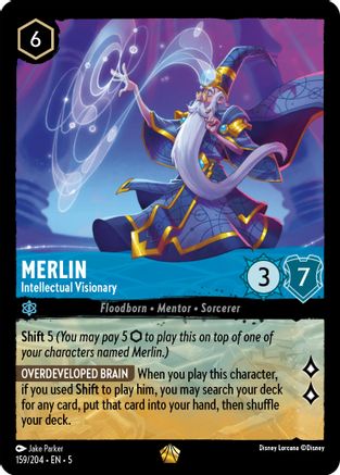 Merlin - Intellectual Visionary (159/204) - [Shimmering Skies] - Trinity Hobby