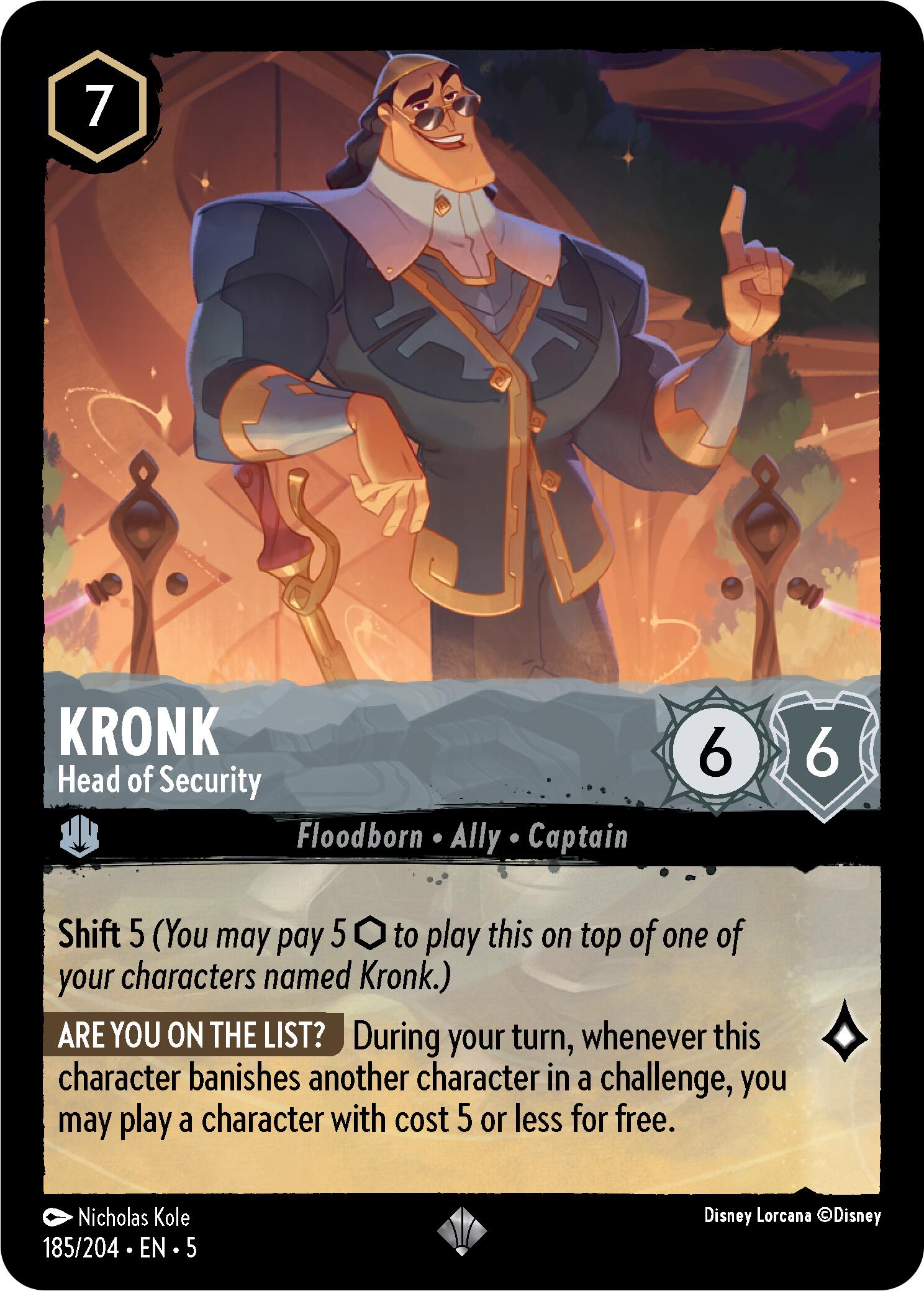 Kronk - Head of Security (185/204) [Shimmering Skies] - Trinity Hobby