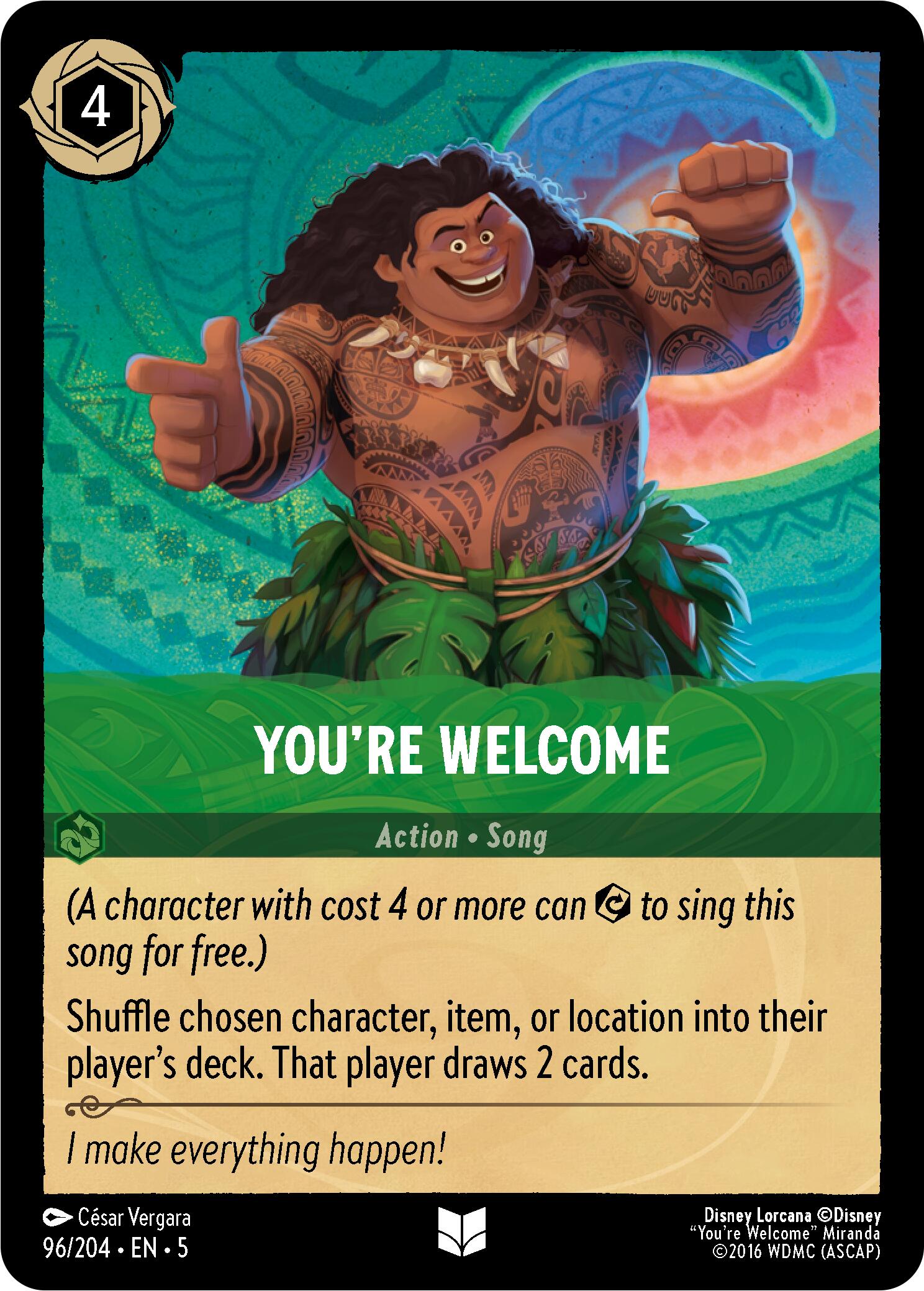 You're Welcome (96/204) [Shimmering Skies] - Trinity Hobby
