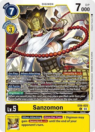 Sanzomon [EX6-025] [Infernal Ascension] - Trinity Hobby