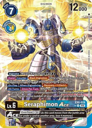 Seraphimon ACE [EX6-028] (Alternate Art) [Infernal Ascension] - Trinity Hobby